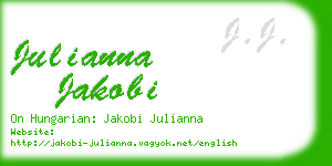 julianna jakobi business card